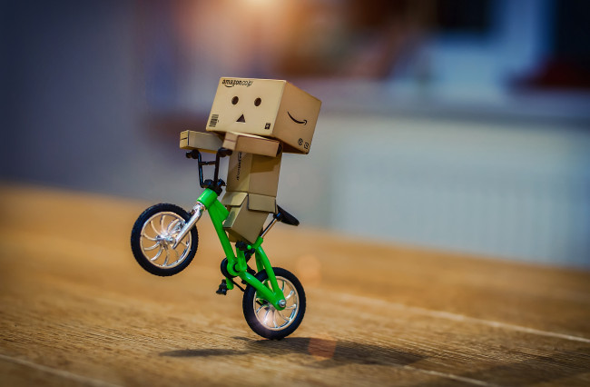 Обои картинки фото разное, данбо , danboard, катание, велосипед, данбо