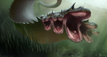 Картинка фэнтези существа змея