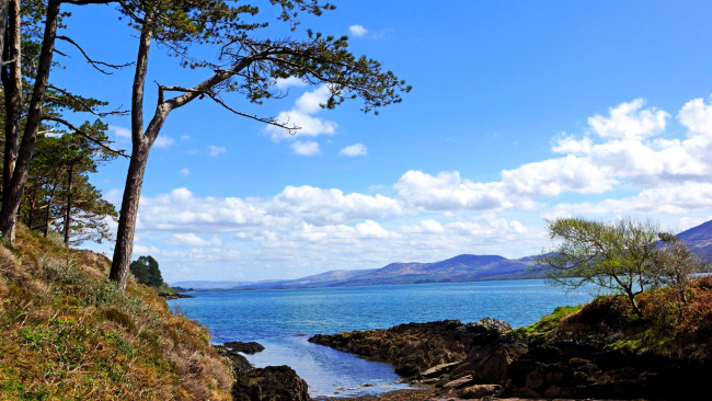 Обои картинки фото kenmare bay, kerry, ireland, природа, побережье, kenmare, bay