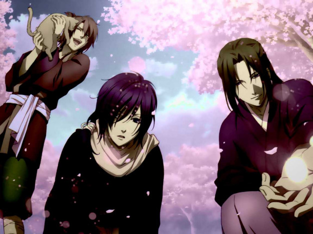 Обои картинки фото аниме, hakuoki