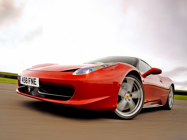 Обои картинки фото ferrari, 458, italia, uk, spec, автомобили