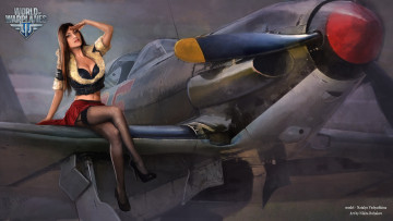 Картинка видео+игры world+of+warplanes модель девушка warplanes онлайн симулятор игра арт of world