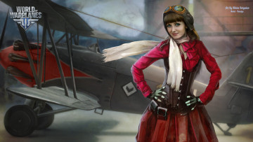 Картинка видео+игры world+of+warplanes of world модель арт девушка симулятор онлайн игра warplanes