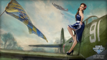 Картинка видео+игры world+of+warplanes симулятор онлайн игра warplanes of арт модель world девушка