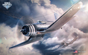 Картинка видео+игры world+of+warplanes f4u-1 истребитель игра warplanes of world симулятор corsair онлайн
