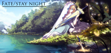 Картинка аниме fate stay+night stay night saber magicians арт сейбер артурия