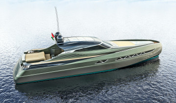 Картинка +yacht+55`+ht корабли 3d суперяхта