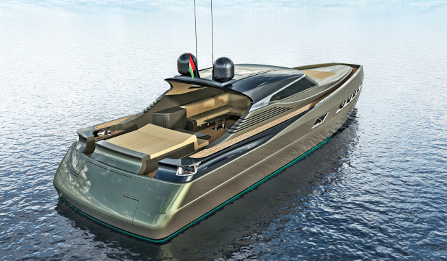 Обои картинки фото  yacht 55` ht, корабли, 3d, суперяхта