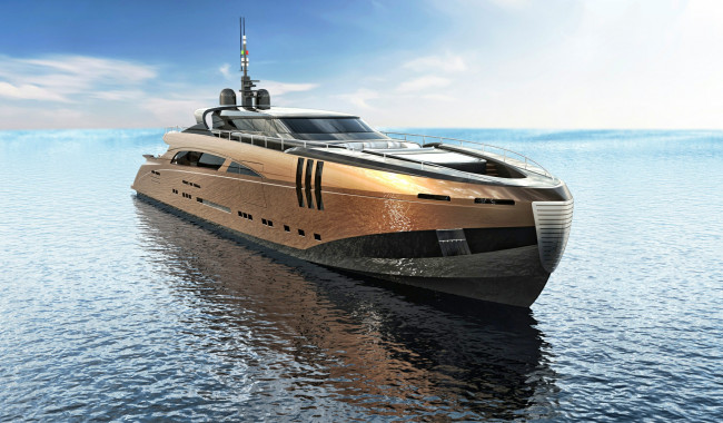 Обои картинки фото belafonte  50m superyacht, корабли, 3d, суперяхта