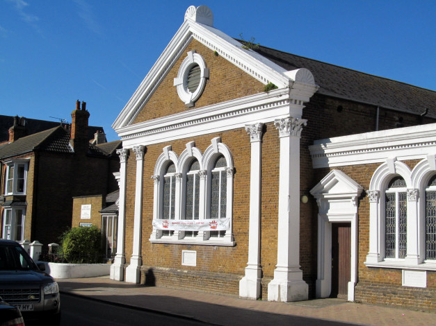 Обои картинки фото baptist church, herne bay, kent, uk, города, - католические соборы,  костелы,  аббатства, baptist, church, herne, bay