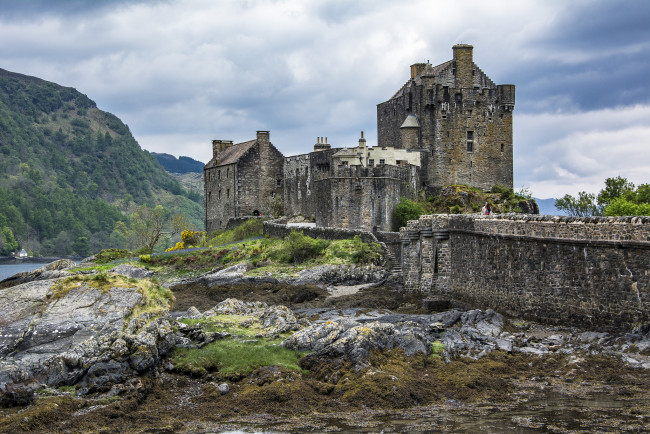 Обои картинки фото eilean donan castle, города, замок эйлен-донан , шотландия, озеро, замок