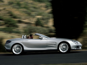 Картинка 1999 mercedes benz vision slr roadster автомобили