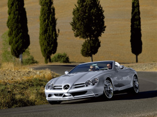 Картинка 1999 mercedes benz vision slr roadster автомобили