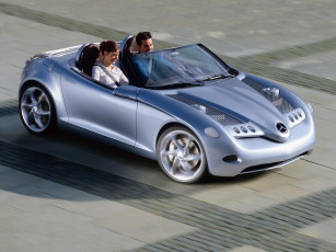 Картинка 2000 mercedes benz vision sla concept автомобили