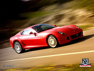 Картинка ferrari 599 gtb fiorano автомобили