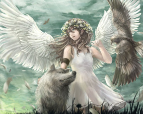 Картинка аниме angels demons