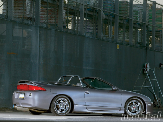 Обои картинки фото 1997, mitsubishi, eclipse, gst, spyder, автомобили