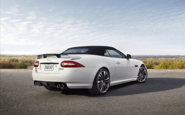 Картинка jaguar xkr convertible 2012 автомобили