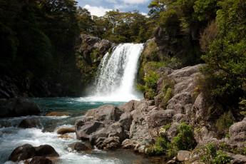 Картинка new zealand природа водопады водопад
