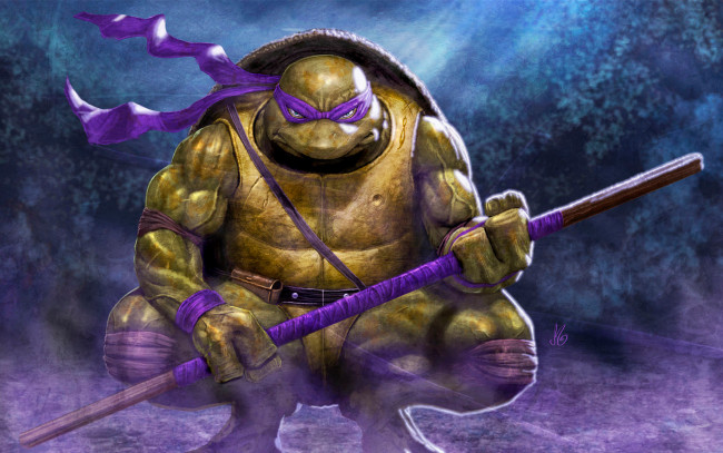 Обои картинки фото Черепашки, ниндзя, мультфильмы, tmnt, teenage, mutant, ninja, turtles, мутанты