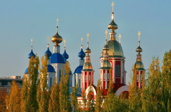 Картинка казанский мужской богородничий монастырь города православные церкви монастыри купола