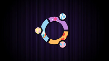 Картинка компьютеры ubuntu linux логотип фон