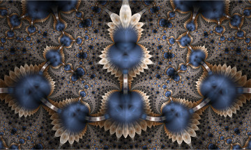 Картинка 3д графика fractal фракталы фон цвета узор