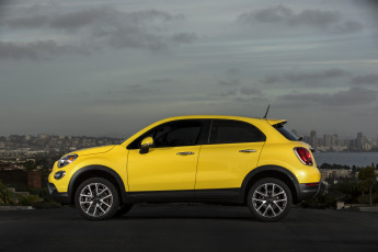 Картинка автомобили fiat trekking 500x 2016г 334 желтый