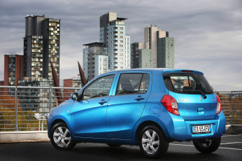 Картинка автомобили suzuki синий 2014г celerio