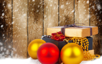 обоя праздничные, подарки и коробочки, рождество, decoration, christmas, merry, украшения, новый, год, шары