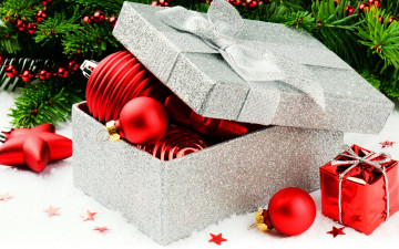 обоя праздничные, украшения, merry, christmas, decoration, balls, новый, год, рождество, шары, подарок