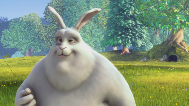 Обои картинки фото big buck bunny, мультфильмы, - big buck bunny, кролик