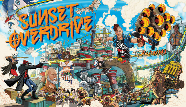 Обои картинки фото видео игры, sunset overdrive, экшен, шутер, overdrive, sunset