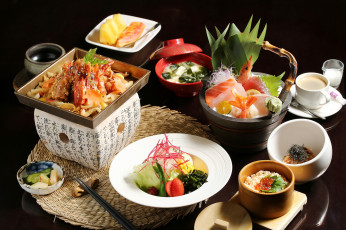 Картинка еда рыба +морепродукты +суши +роллы морепродукты суши икра овощи ассорти блюда