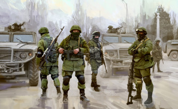 Картинка рисованное армия оружие солдаты