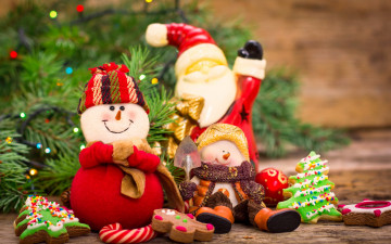 обоя праздничные, снеговики, новый, год, шары, рождество, decoration, xmas, christmas, елка, снеговик, украшения, merry