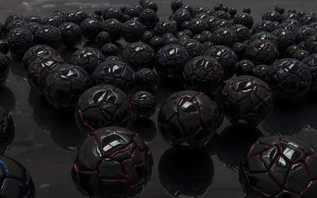 Обои картинки фото 3д графика, шары , balls, цвета, фон, узор