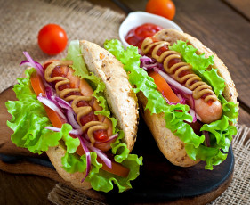 Картинка еда бутерброды +гамбургеры +канапе хот-дог