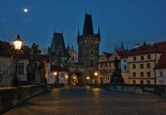 Картинка города прага+ Чехия charles bridge