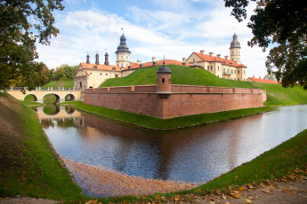 обоя несвижский замок, города, - дворцы,  замки,  крепости, белоруссия, замок, несвижский
