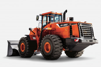 обоя техника, фронтальные погрузчики, doosan