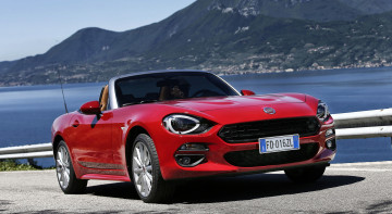 Картинка fiat+124+spider+red+2017 автомобили fiat spider 124 красный 2017 red