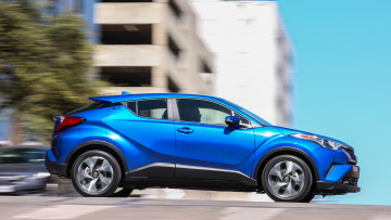 обоя toyota c-hr 2018, автомобили, toyota, c-hr, 2018, синяя