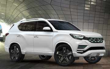 обоя ssang yong liv-2 concept 2017, автомобили, ssang yong, 2017, белый, concept, liv-2, ssang, yong