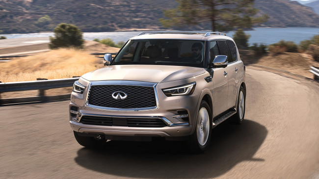 Обои картинки фото infiniti qx80 2018, автомобили, infiniti, qx80, 2018, внедорожник