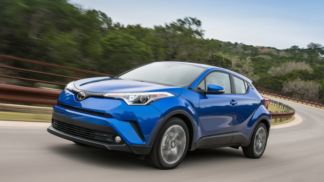 Обои картинки фото toyota c-hr 2018, автомобили, toyota, c-hr, 2018, синяя