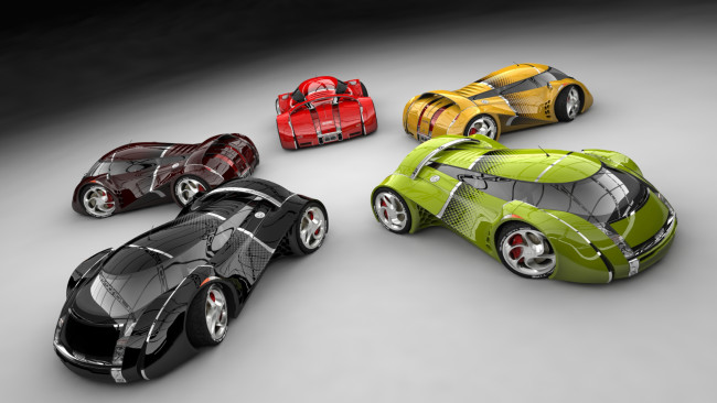 Обои картинки фото ubo concept car 2012, автомобили, 3д, 2012, car, concept, ubo