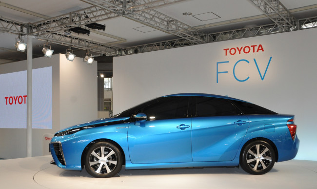 Обои картинки фото toyota fcv fuel cell vehicle hydrogen concept 2015, автомобили, toyota, fcv, hydrogen, concept, 2015, vehicle, fuel, cell