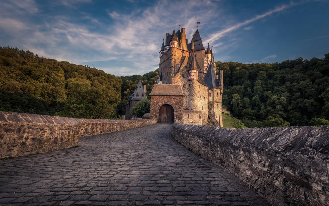 Обои картинки фото eltz castle, города, замки германии, eltz, castle