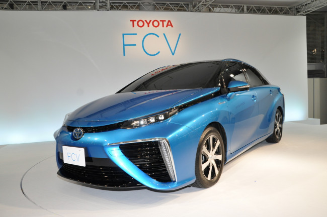 Обои картинки фото toyota fcv fuel cell vehicle hydrogen concept 2015, автомобили, toyota, vehicle, cell, 2015, concept, hydrogen, fcv, fuel